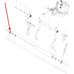 Cmh02014 įtempimo svirties ritinėlio sandariklis
