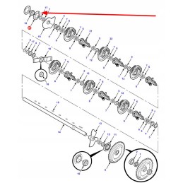 714360 flanšinis guolio korpusas bf100