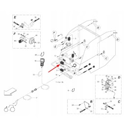 B0e0p0002r pagrindinis maitinimo modulis su laidais