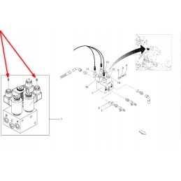 Kb8863558 peilio valdymo vožtuvas arba rotoriaus dugnas
