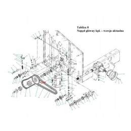 Stebulė su 24-22 rulonų preso ratais