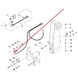 Ac496426 jutiklis su kabeliu
