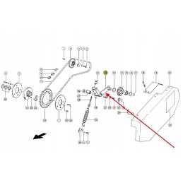 816165 1 įtempiklio svirtis