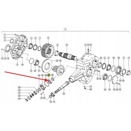 243695 0 kūginis ritininis guolis 4t 30310 d