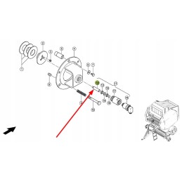 087282 0 hidraulinio vožtuvo stūmoklis