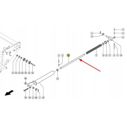 837466 0 peilio įtempimo velenas