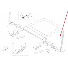 B01800090r rulonų nukreipimo spyruoklė