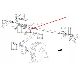 816115 1 alkūninio veleno svirtis