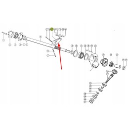 816276 2 tarpinės pavaros slėgio svirties