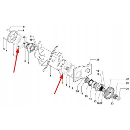 Kb3920022 rotacinis tiekimo flanšas
