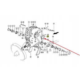 212396 0 pagrindinės pavaros alyvos sandariklis 150x180x15