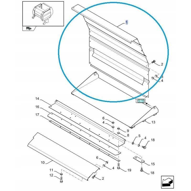 Presinis dangtelis new Holland 84820634 cnh
