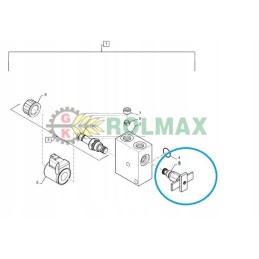 New Holland Roll Belt 180 4760414 perpildymo vožtuvas