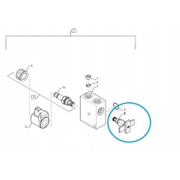 New Holland Roll Belt 180 4760414 perpildymo vožtuvas