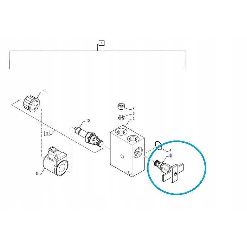 New Holland Roll Belt 180 4760414 perpildymo vožtuvas