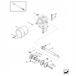 Grandininis ratas New Holland presui 84024252