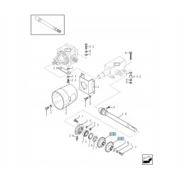 Grandininis ratas presui New Holland 84024252 cnh