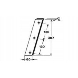 Welger preso peilis Welger presas AP 71 1119 03 06 01