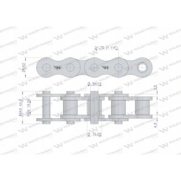 Grandinė 20b 1 62ps pologniwo preso ritė sipma