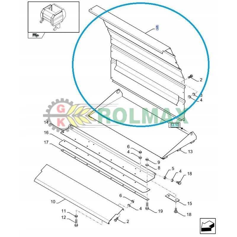 Spaudos viršelis new Holland 84820634