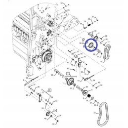 Grandininis ratas 84349215 new holland cnh