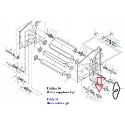 Grandininis ratas su 24 presais su SIP rulonų presu