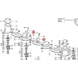 Dangtis Claas Disco 300 290 vejapjovei