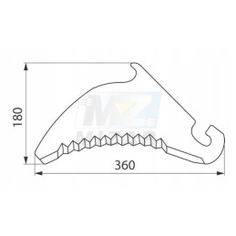 Claas Rollant Variant SM05779 preso rotoriaus mentė