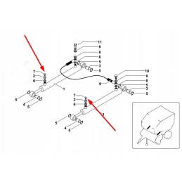 Kb8864039 hidraulinės sistemos filtras