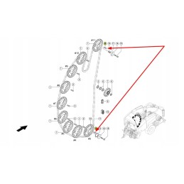101531 0 pleištas su nosimi 14 x 9 x 75 mm