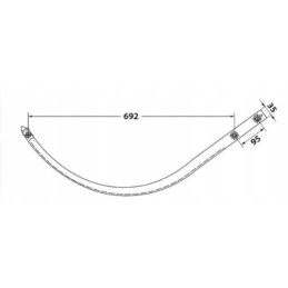 Aliuminio kaištis Claas Markant 45 52 55 60 65