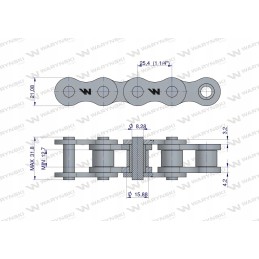 Ritininė grandinė 16bx 101pz ogn preso sipma roll
