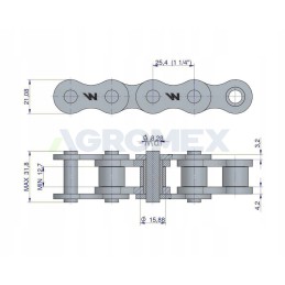 Grandinė 16bx 101pz ogn preso ritė Sipma Warynski