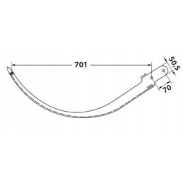 Claas Markant S 808261 metalinis kaištis su ausytėmis