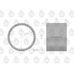 Ursus 6824 sinchronizuotos pavarų dėžės įvorė 1617893