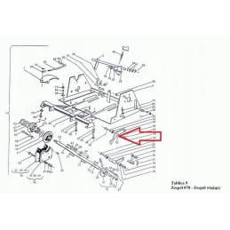Preso stabdymo svirtis Sipma 522 kvadratiniam presui