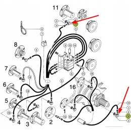838415 0 centrinės tepimo sistemos alkūnė