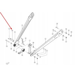 Ctp00265 prikabinimo kaištis su kaiščiu