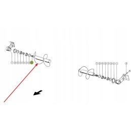 817841 0 dešinysis paėmimo sraigtas