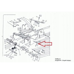 Preso stabdymo svirtis Sipma 522 kvadratiniam presui