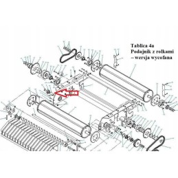 Rulonų preso Sipma rulonų preso šakės kaištis