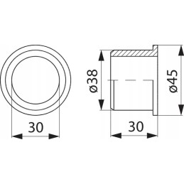 Paėmimo rankovė 30x38x30