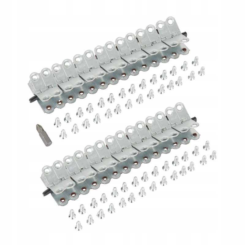 Clip, diržo jungtis, diržo segtukų rinkinys, 170mm, 2 vnt