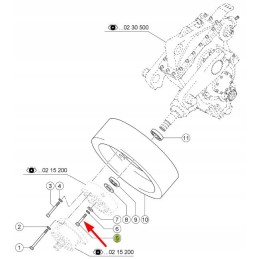 212310 0 smagračio varžtas m20 x 1 5 x 65