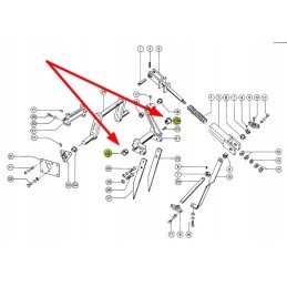 008566 0 rankovė su flanšu 35 x 39 x 50