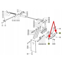 008565 0 rankovė su flanšu 35 x 39 x 35 mm
