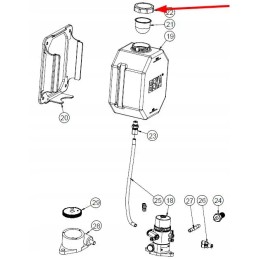Chy00872 alyvos pildymo angos dangtelis