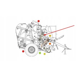 Cbe00323 klasikinis trapecinis diržas AX 1700 L ir Mchale