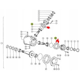 830764 0 kampinės pavaros poveržlė 1 mm