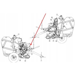 Cbe00233 vienas V formos diržas